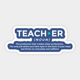 Teacher Definition Sticker